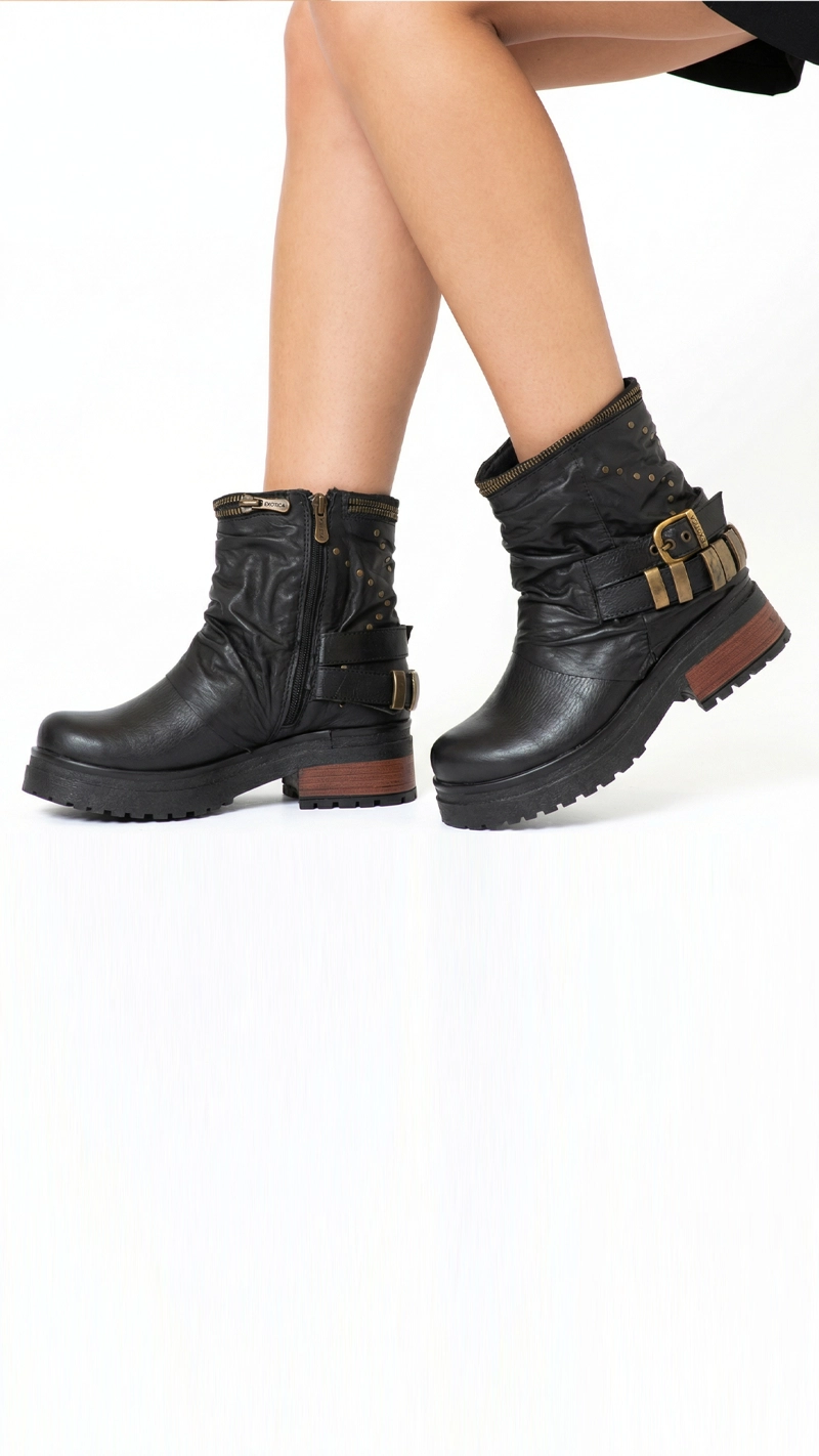 BOTIN FREDA NEGRO EXOTICA - 1