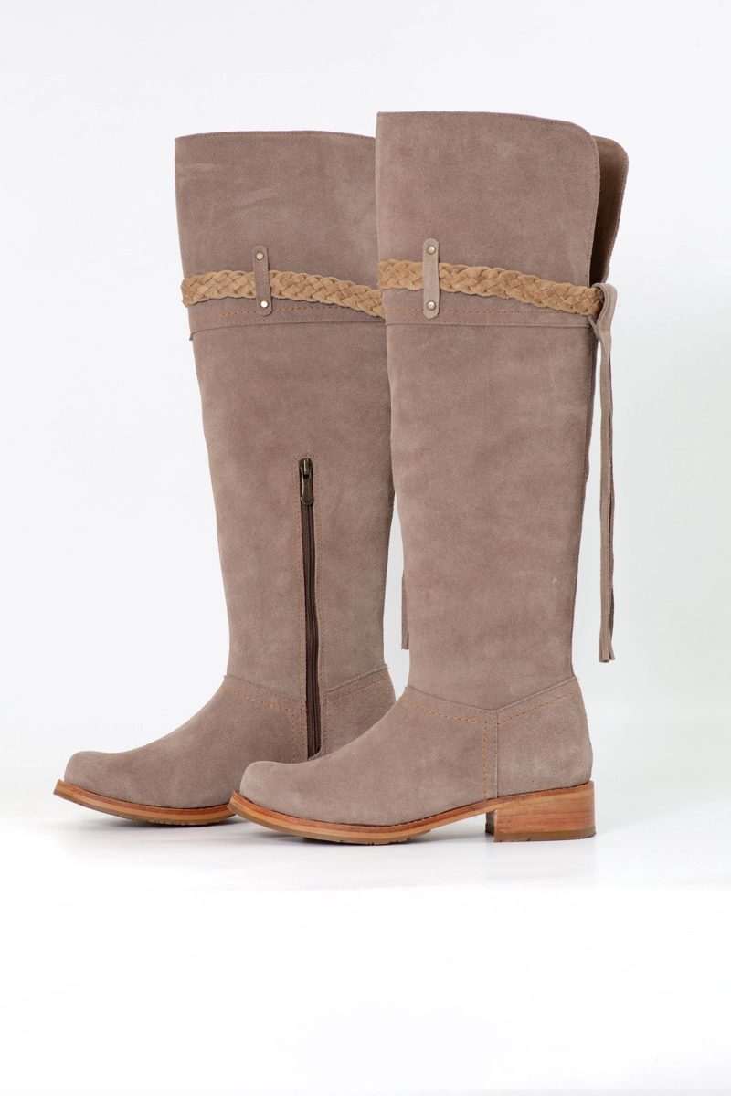 BOTA BUCANERA JOCELYN RENO TAUPE EXOTICA - 4