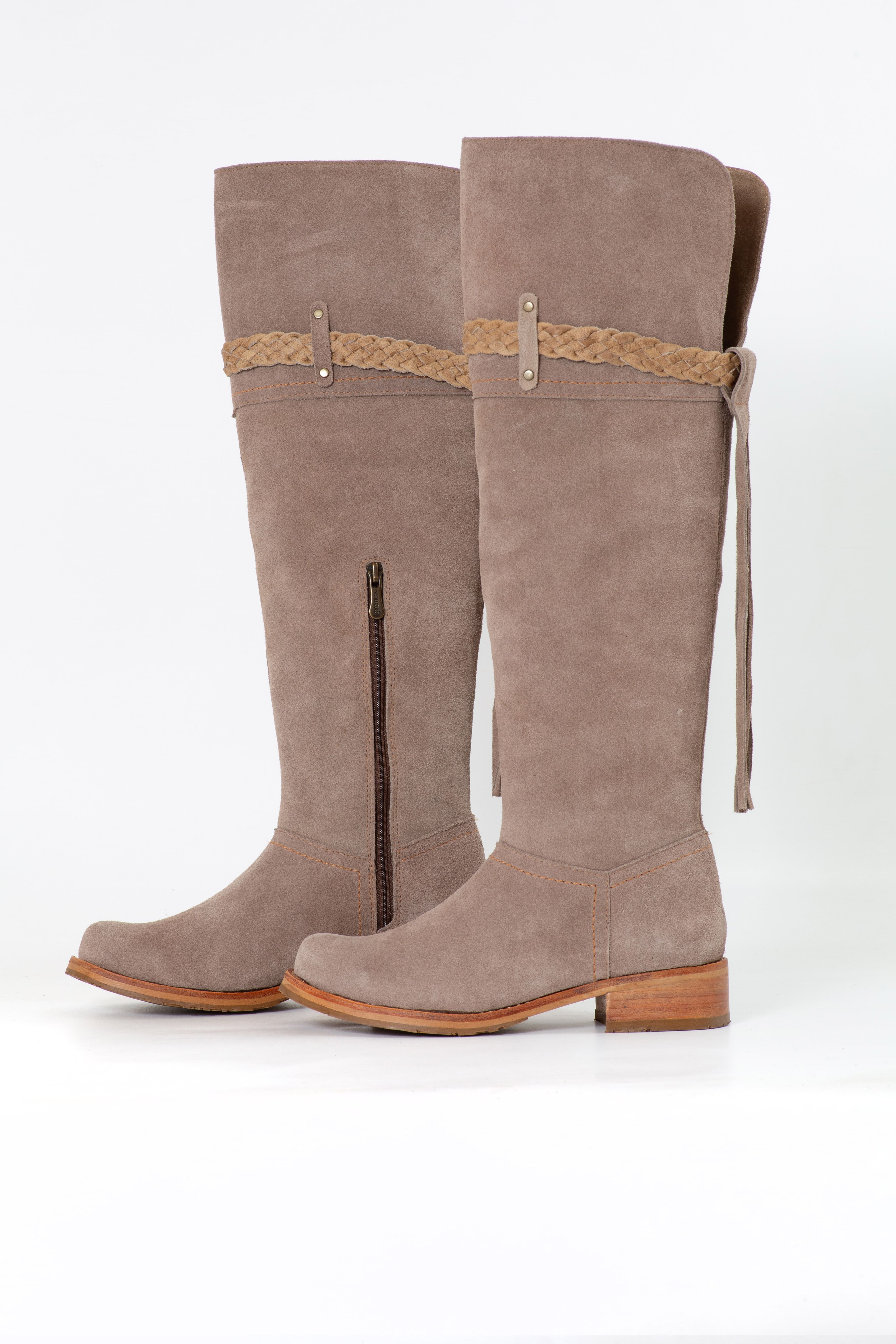 BOTA BUCANERA JOCELYN RENO TAUPE EXOTICA - 4