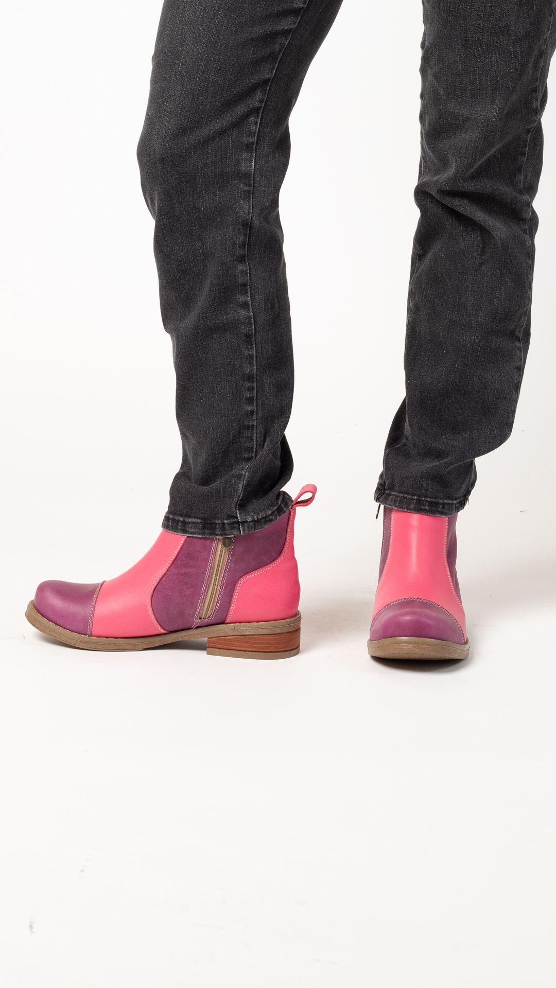 BOTIN AMY FUCSIA VIOLETA EXOTICA - 2