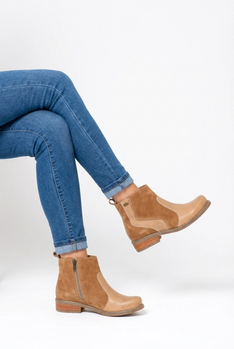 BOTIN TINI BEIGE RENO TOFFE EXOTICA - 2