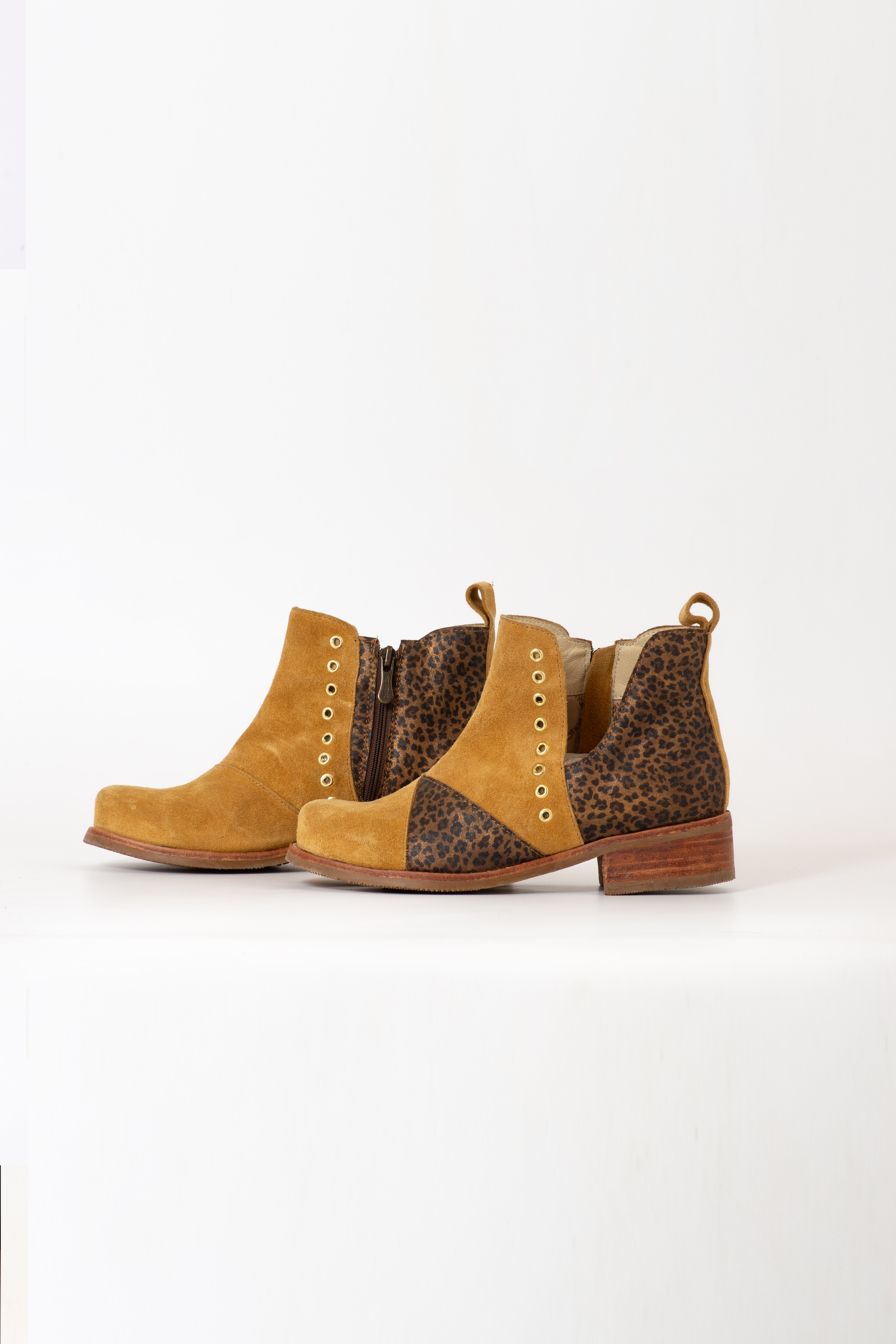 BOTIN SOL RENO MOSTAZA PRINT EXOTICA - 4