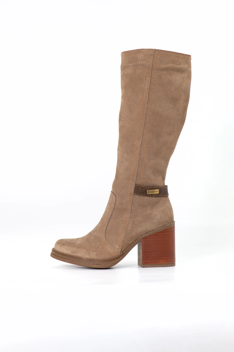 BOTA RUTH RENO TAUPE EXOTICA - 6