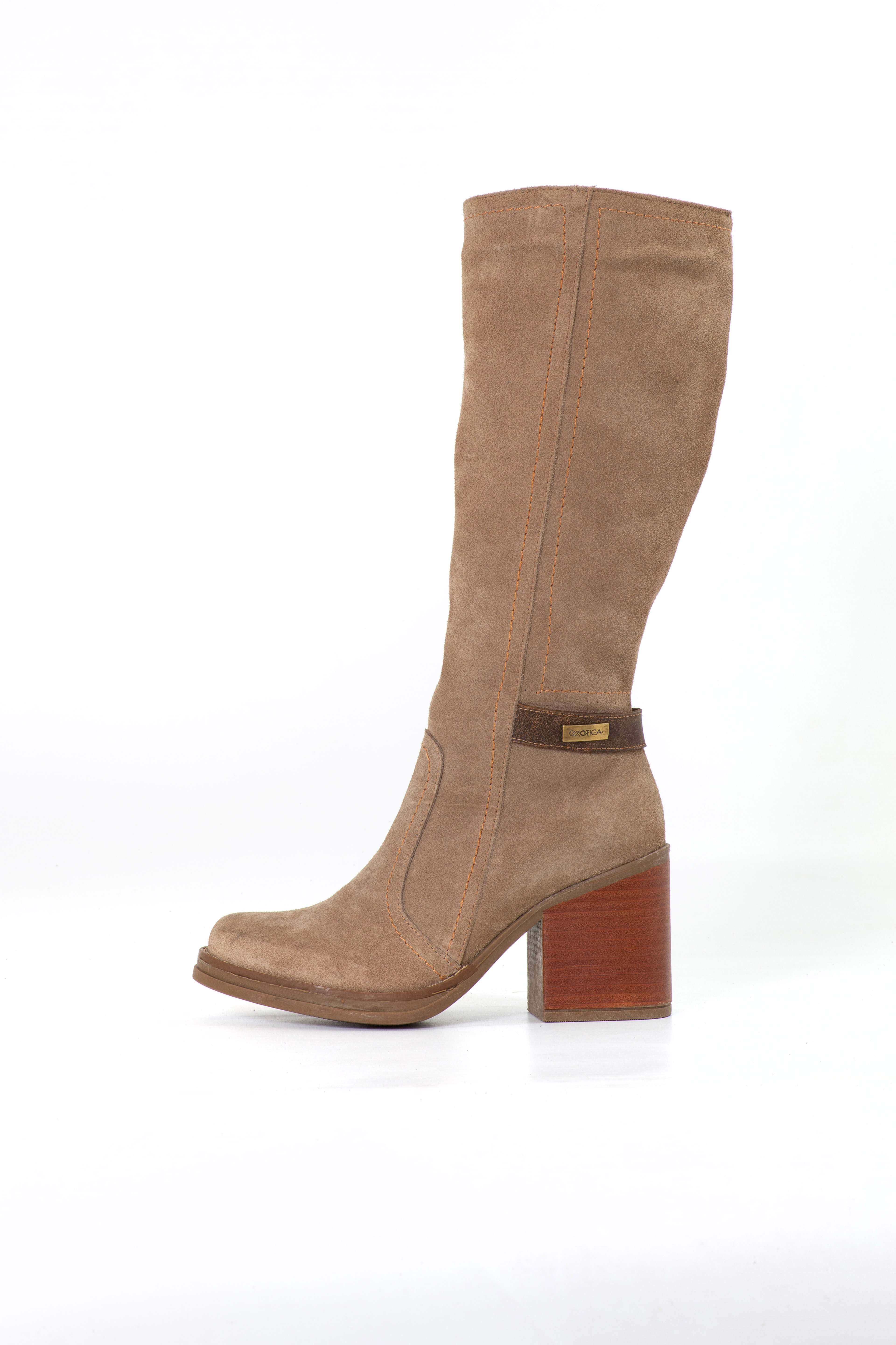 BOTA RUTH RENO TAUPE EXOTICA - 6