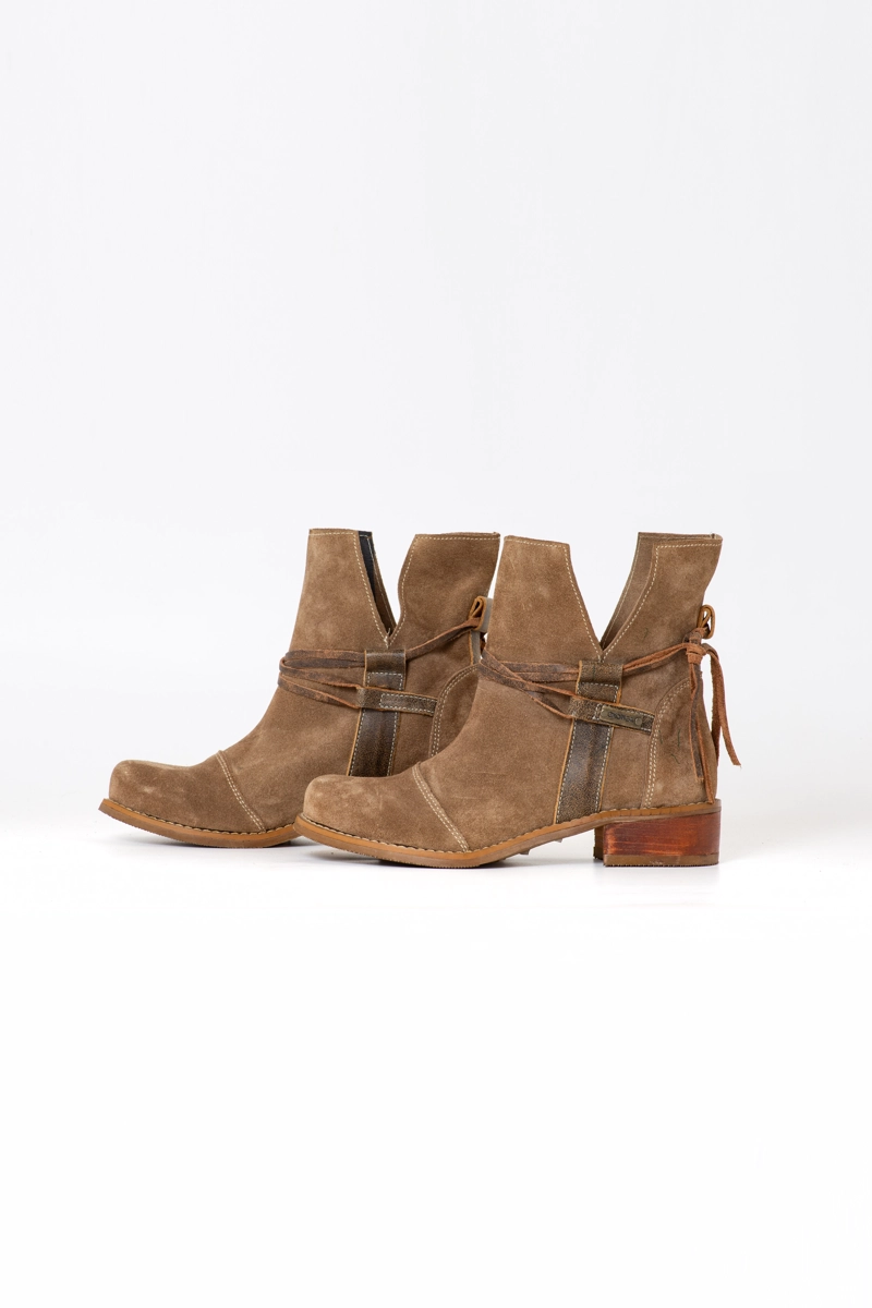 BOTIN EMMA RENO TAUPE EXOTICA - 3