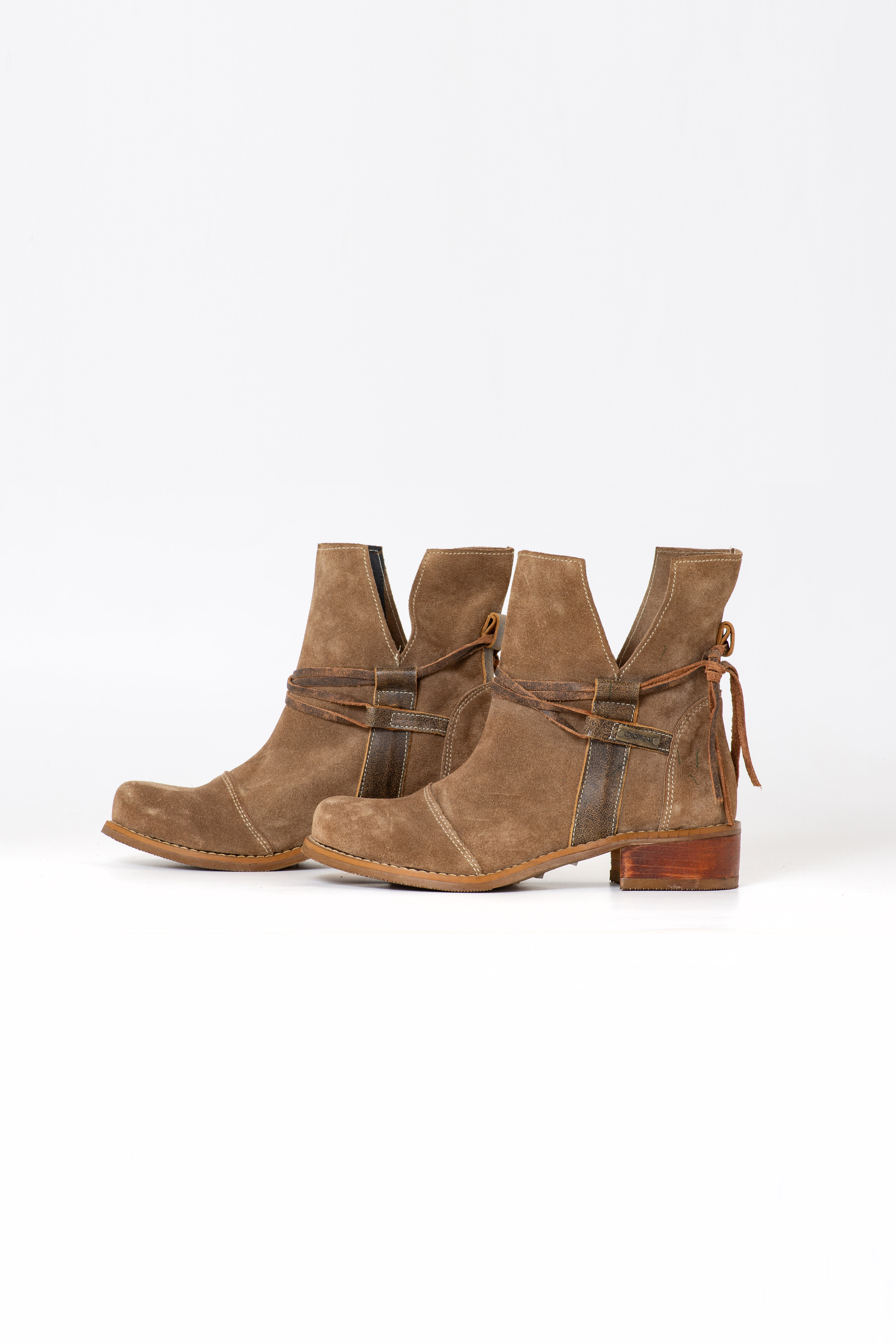 BOTIN EMMA RENO TAUPE EXOTICA - 3
