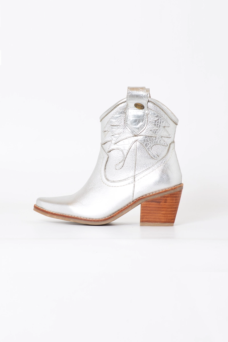 BOTIN SALLY PLATA EXOTICA - 3