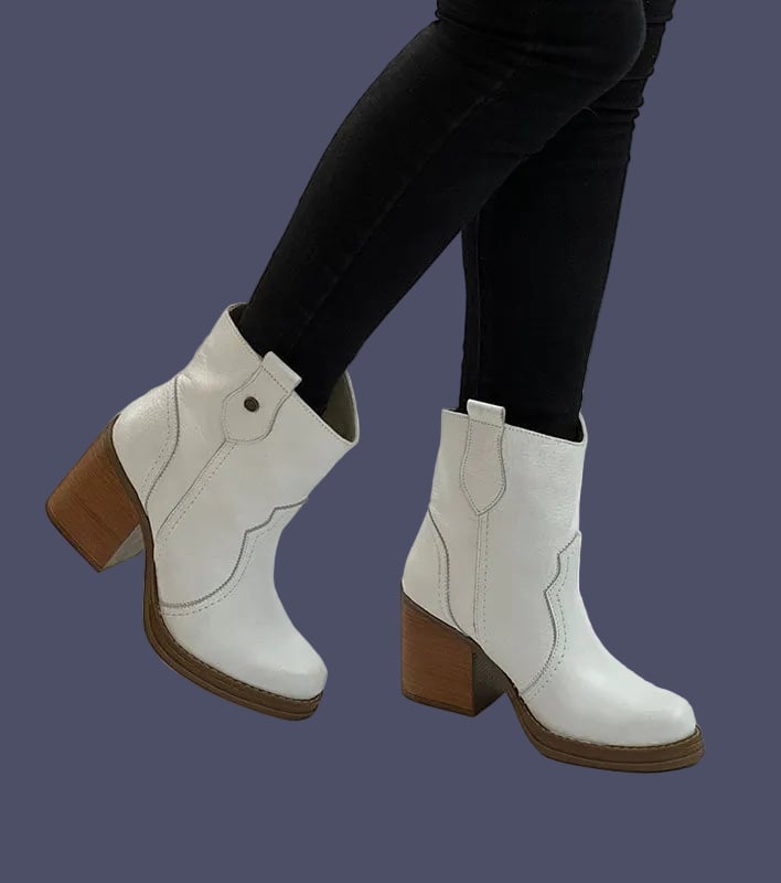 BOTIN WANDA BLANCO EXOTICA - 3