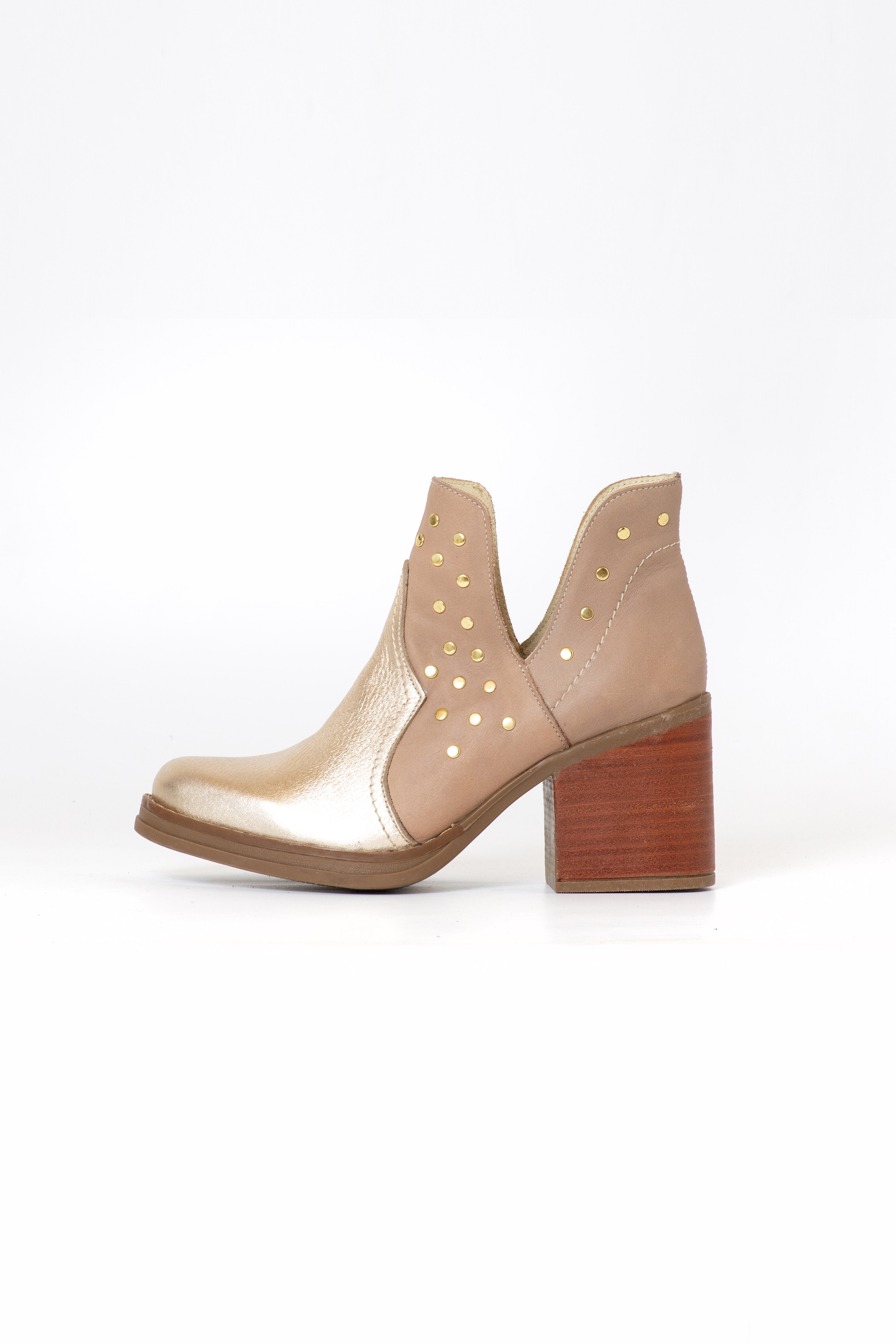 BOTIN AMPARO DORADO MARFIL EXOTICA - 2