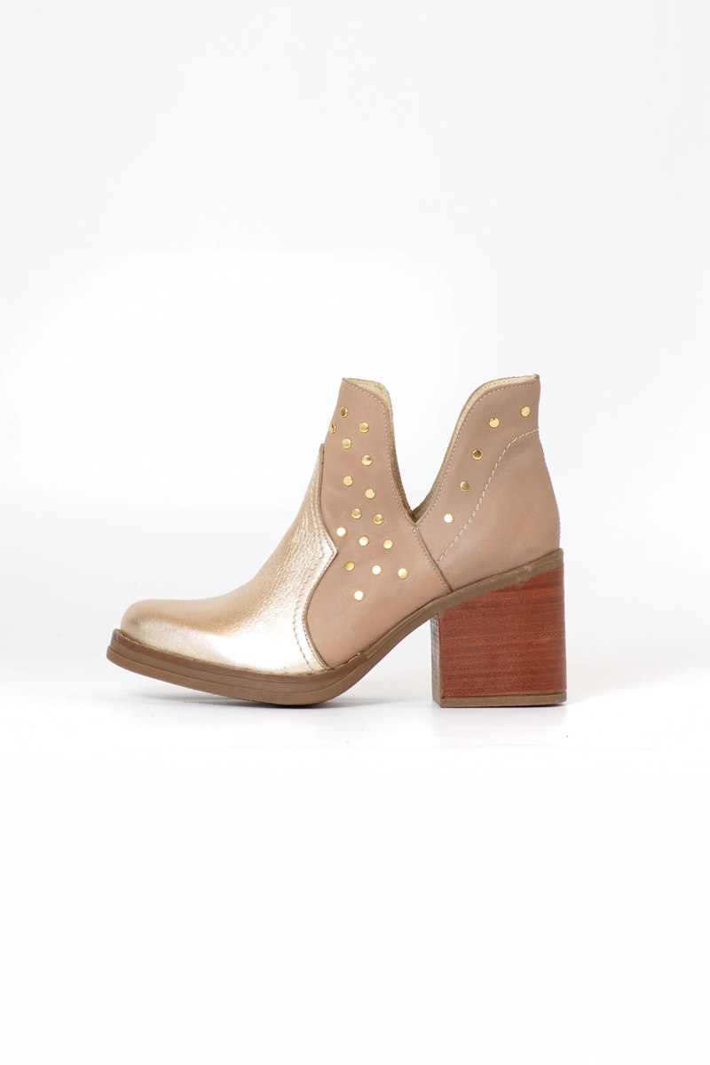 BOTIN AMPARO DORADO MARFIL EXOTICA - 2