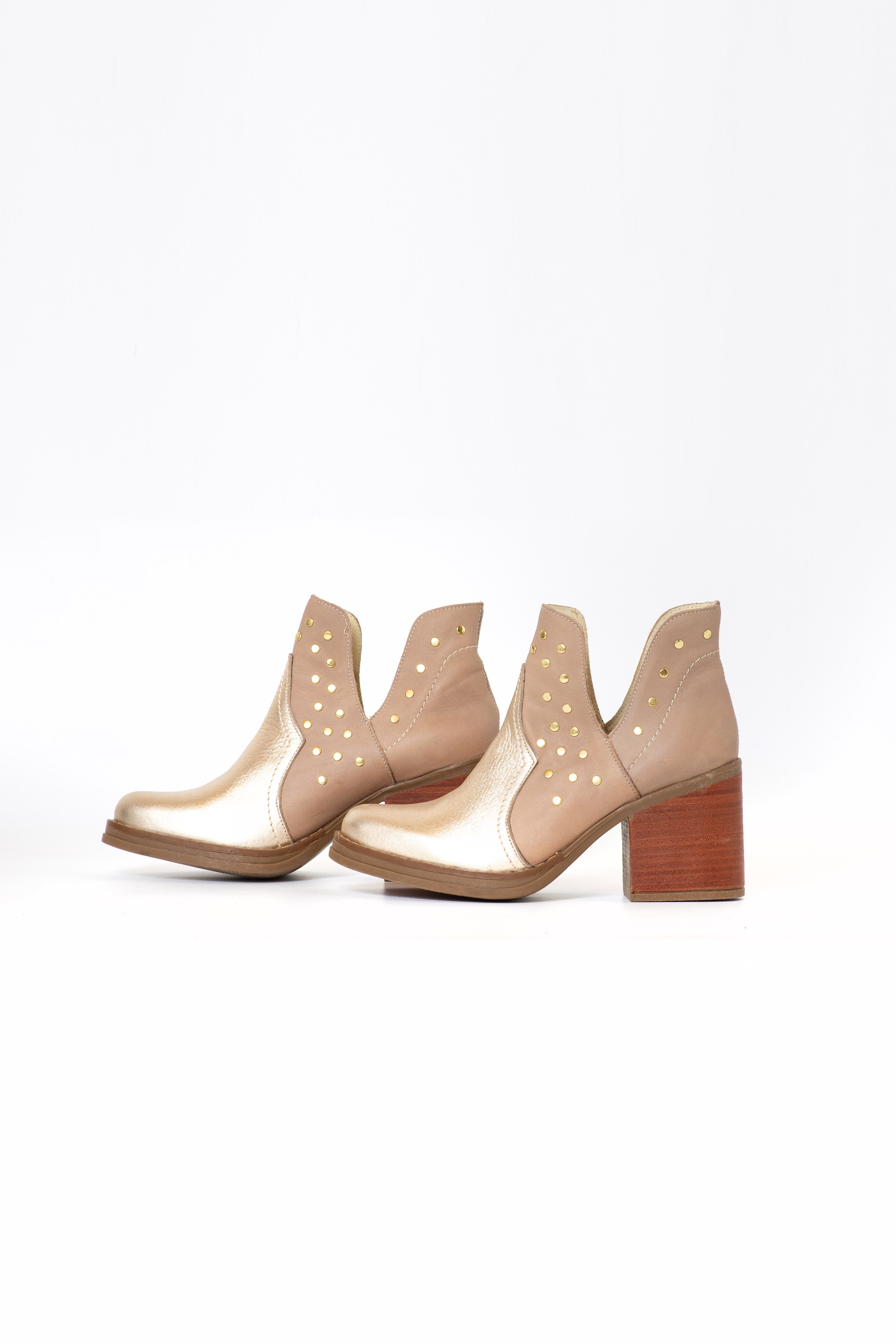 BOTIN AMPARO DORADO MARFIL EXOTICA - 3