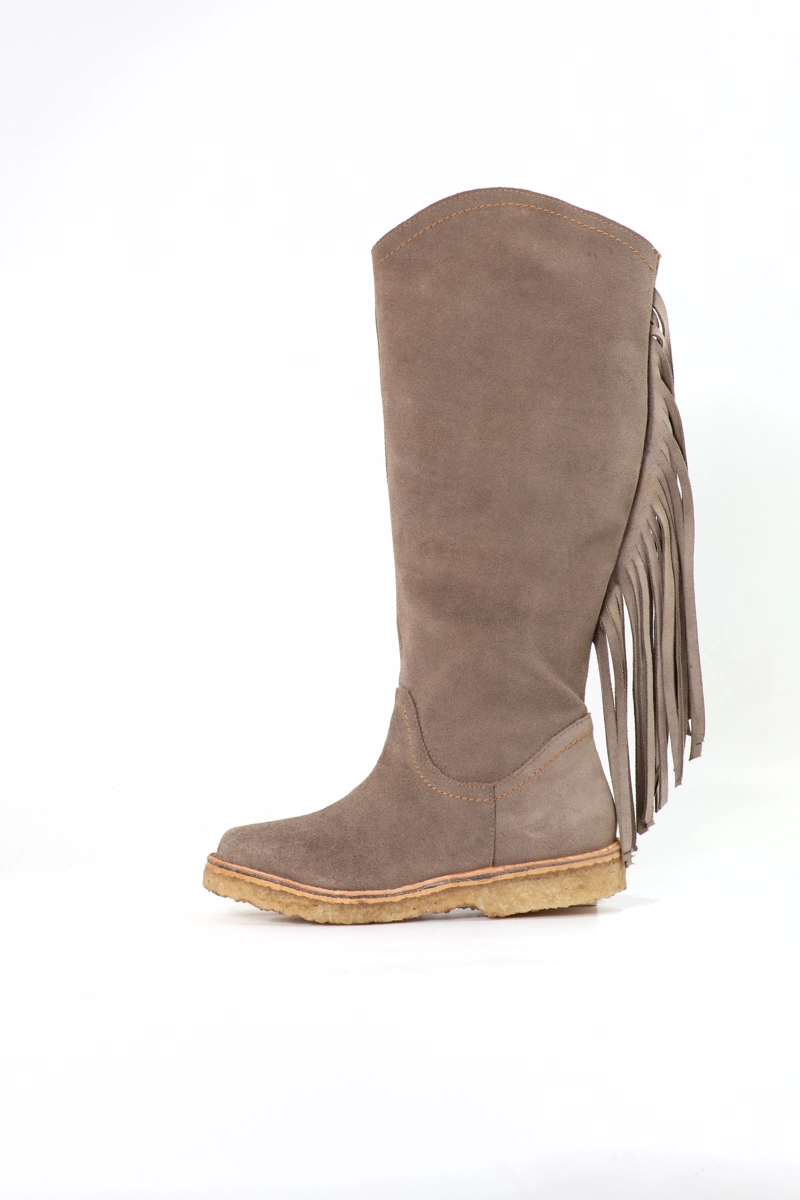 BOTA CAMILE RENO TAUPE EXOTICA - 4