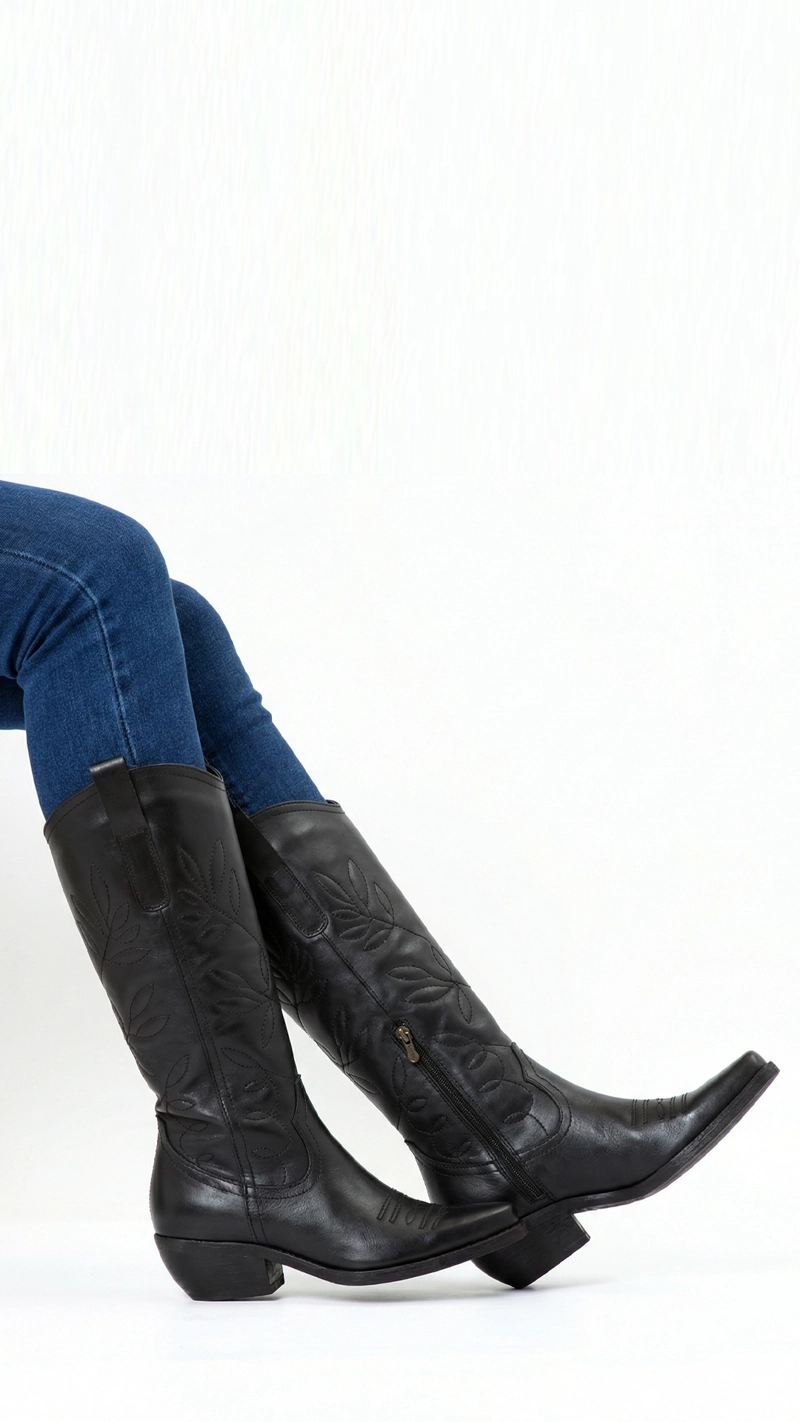 BOTA MEGAN NEGRO EXOTICA - 1