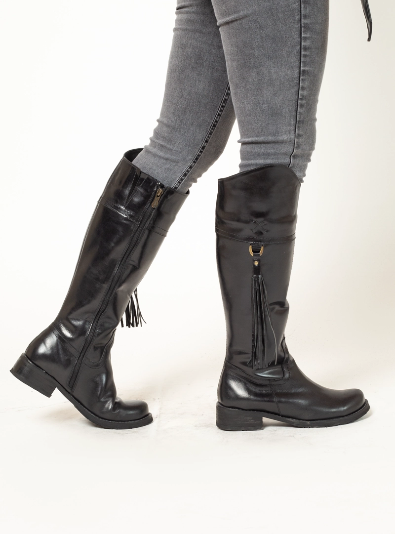 BOTA GISELA NEGRO EXOTICA - 1