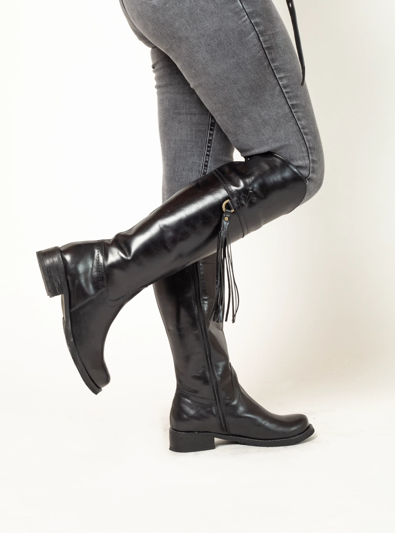 BOTA GISELA NEGRO EXOTICA - 2