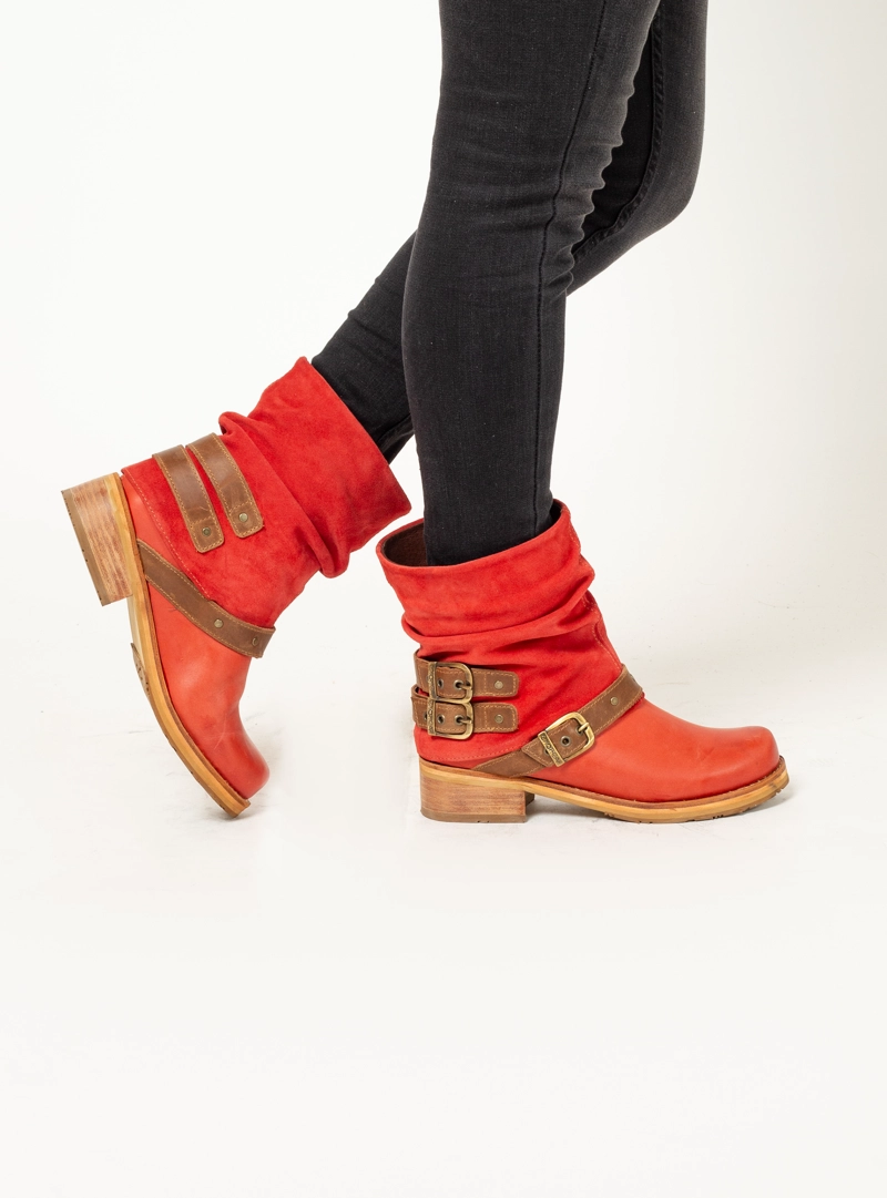 BOTIN ITALIA ROJO EXOTICA - 1