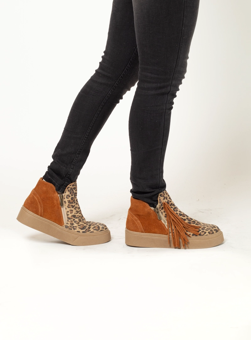 ZAPATILLA BELEN ANIMAL PRINT Y RENO TOFFE EXOTICA - 1