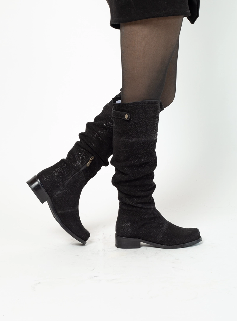 BOTA ROMINA NOBURO NEGRO EXOTICA - 1