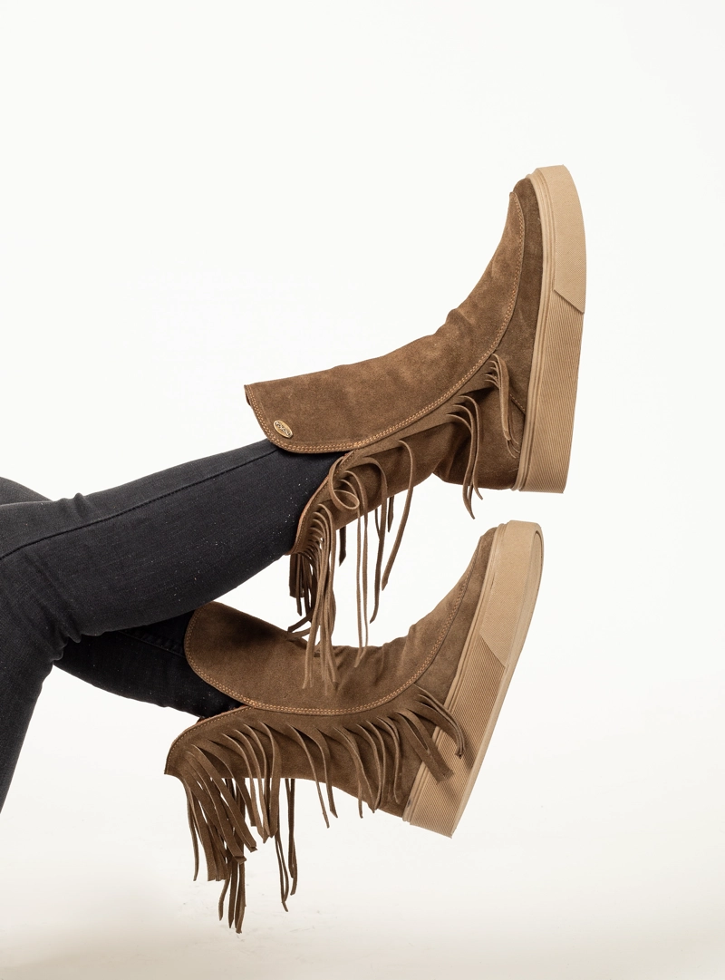 ZAPATILLA RITA RENO TAUPE EXOTICA - 3