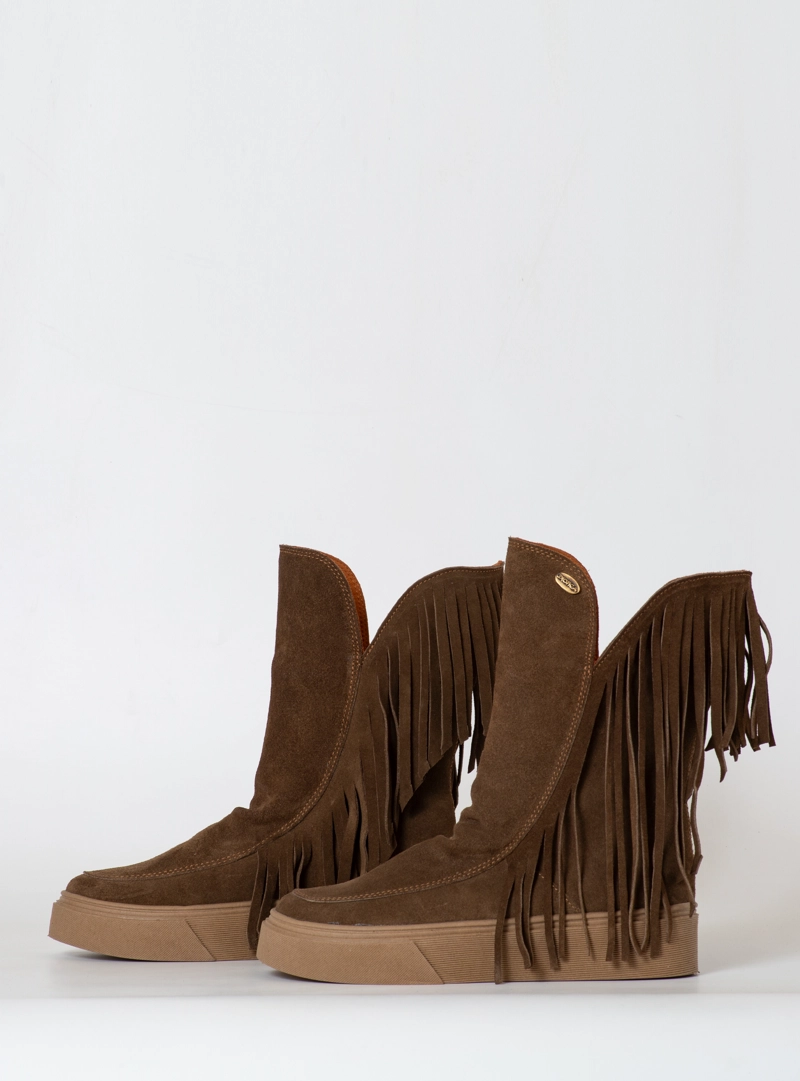 ZAPATILLA RITA RENO TAUPE EXOTICA - 6