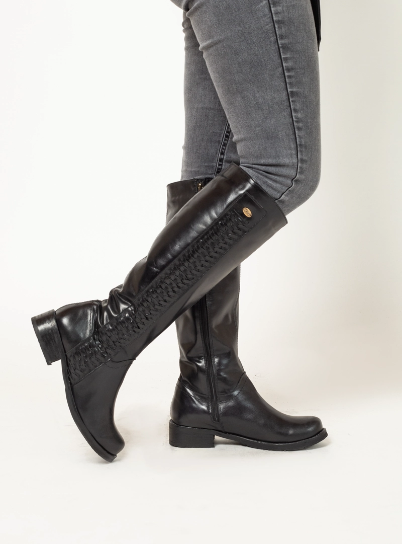 BOTA TERESA NEGRO EXOTICA - 1