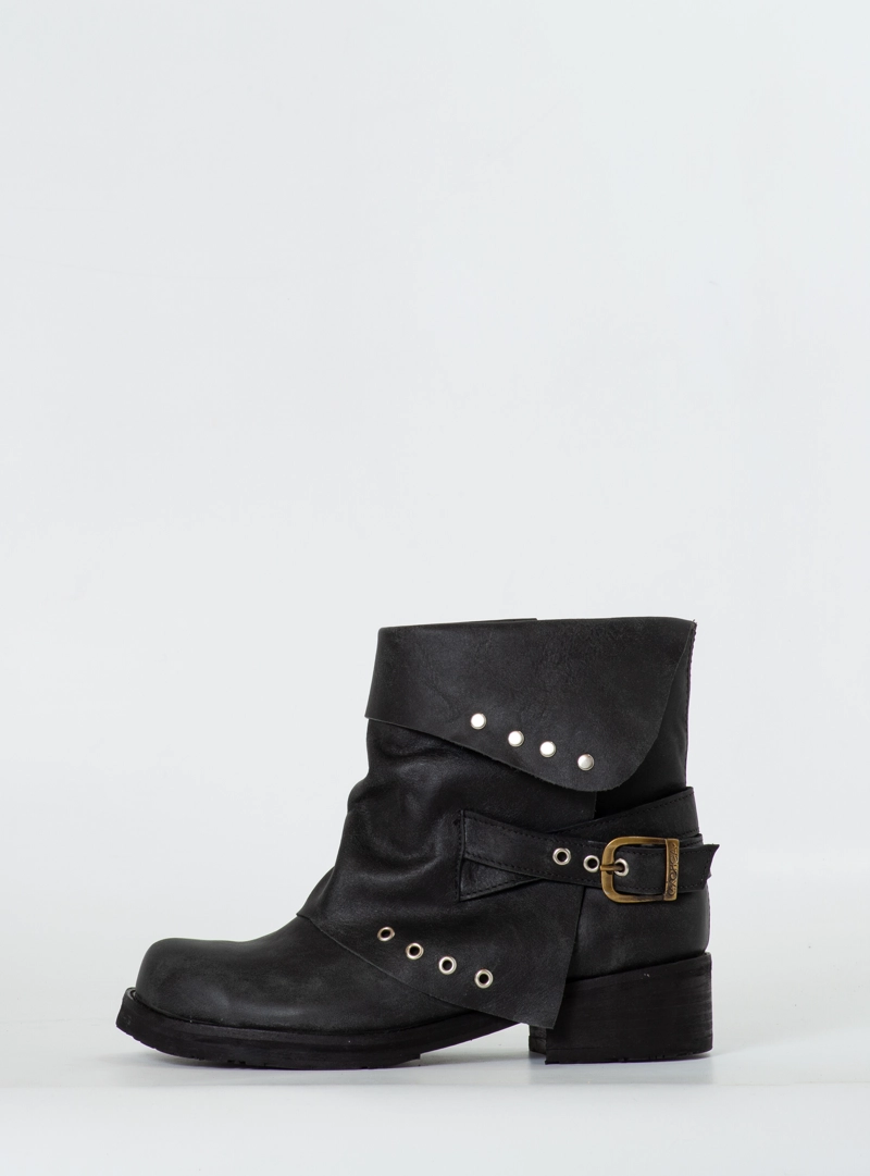 BOTIN NOEMI BRAKE NEGRO EXOTICA - 5