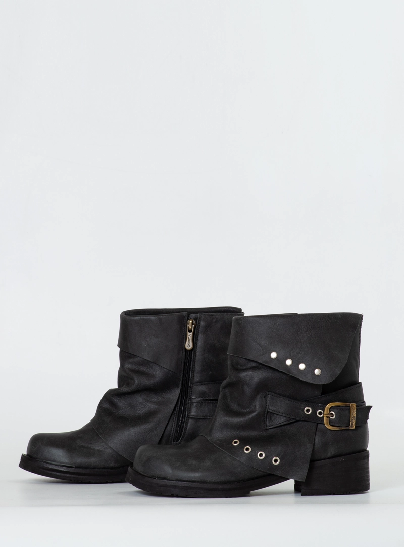 BOTIN NOEMI BRAKE NEGRO EXOTICA - 6