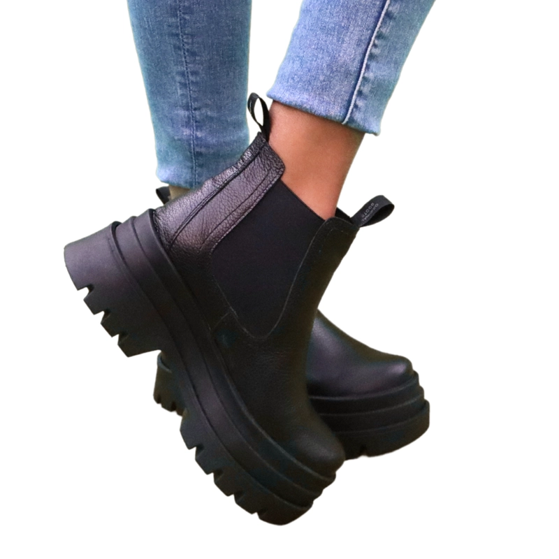 BOTIN MILAN NEGRO EXOTICA - 1