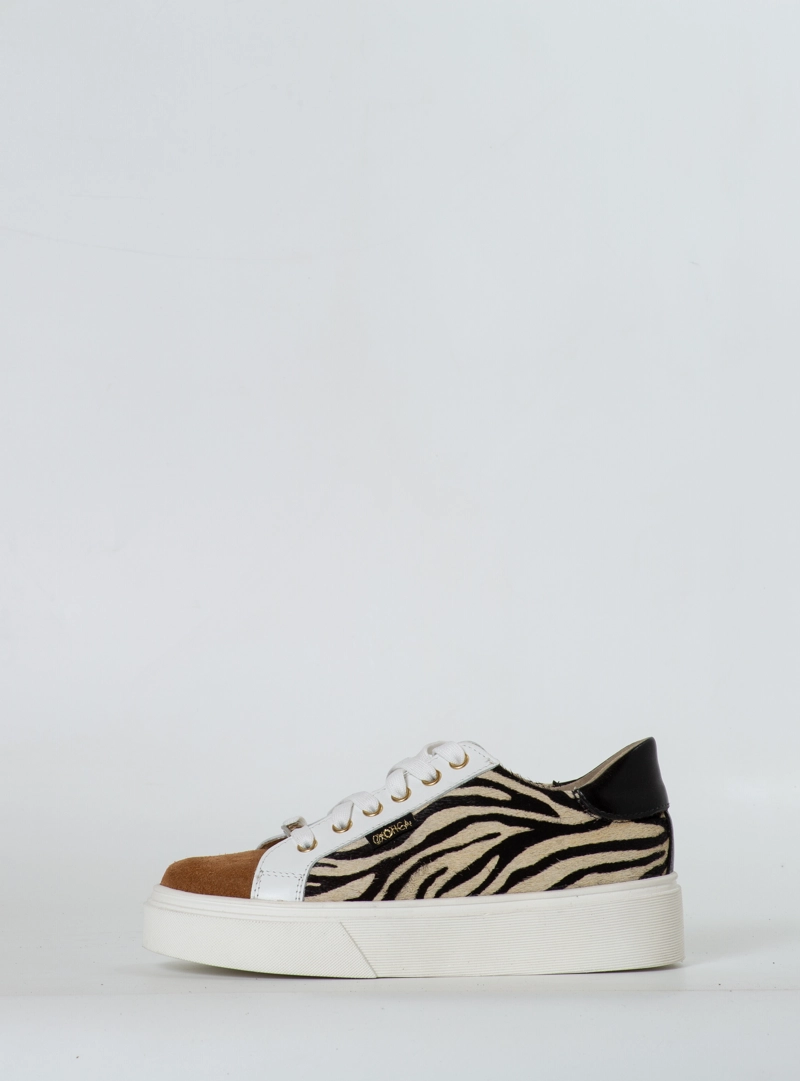 ZAPATILLA PIERA RENO TOFFE CEBRA EXOTICA - 5