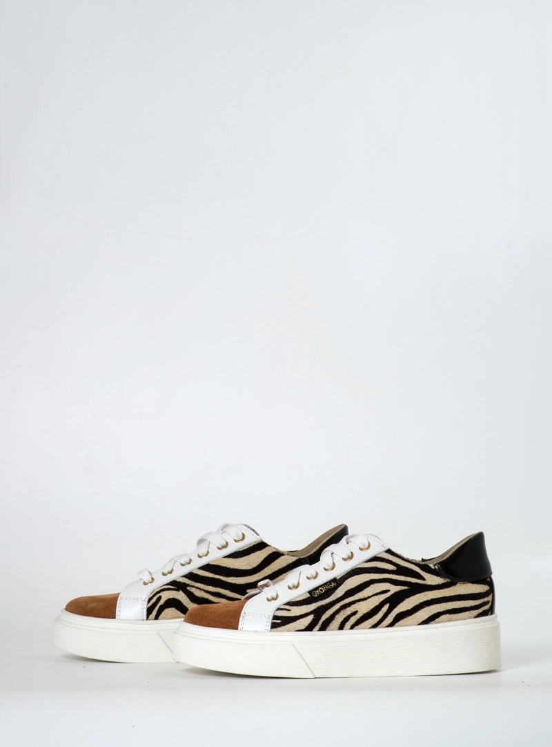 ZAPATILLA PIERA RENO TOFFE CEBRA EXOTICA - 6