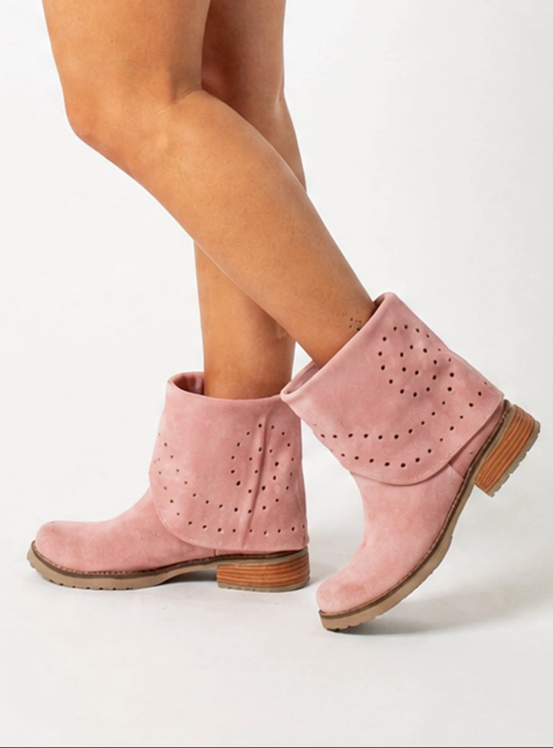 BOTIN CARLA RENO ROSA EXOTICA - 1