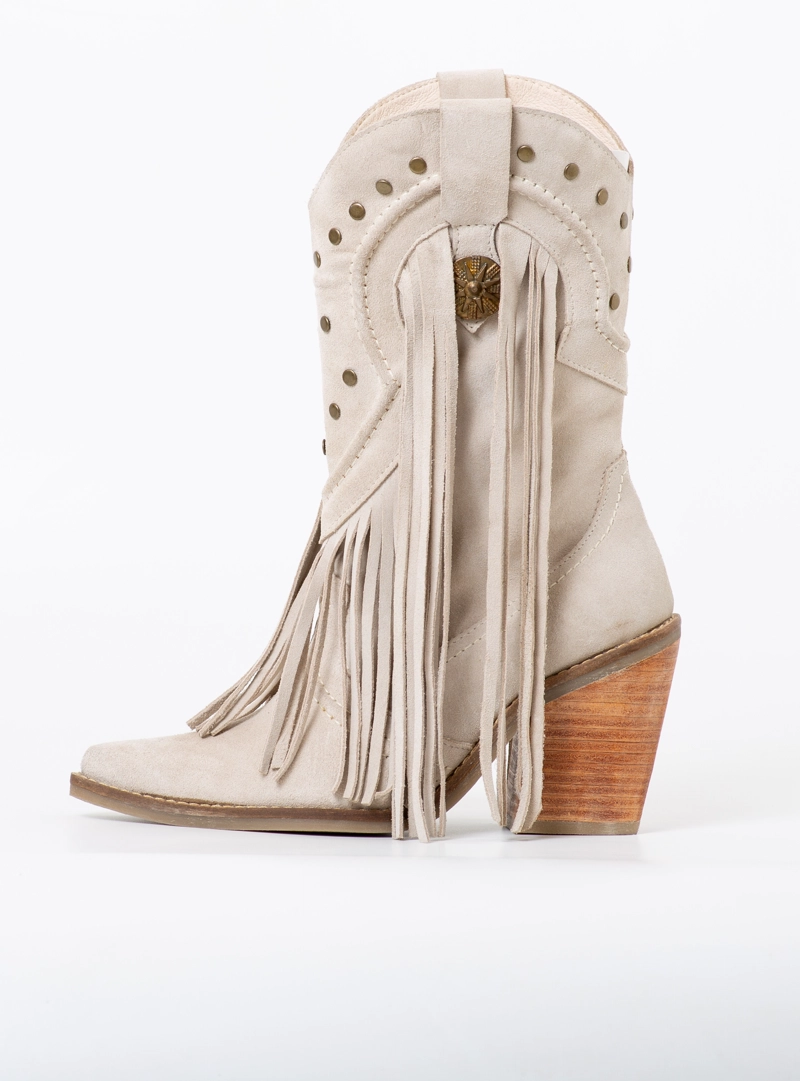 BOTA ALEXA RENO HUESO  EXOTICA - 6