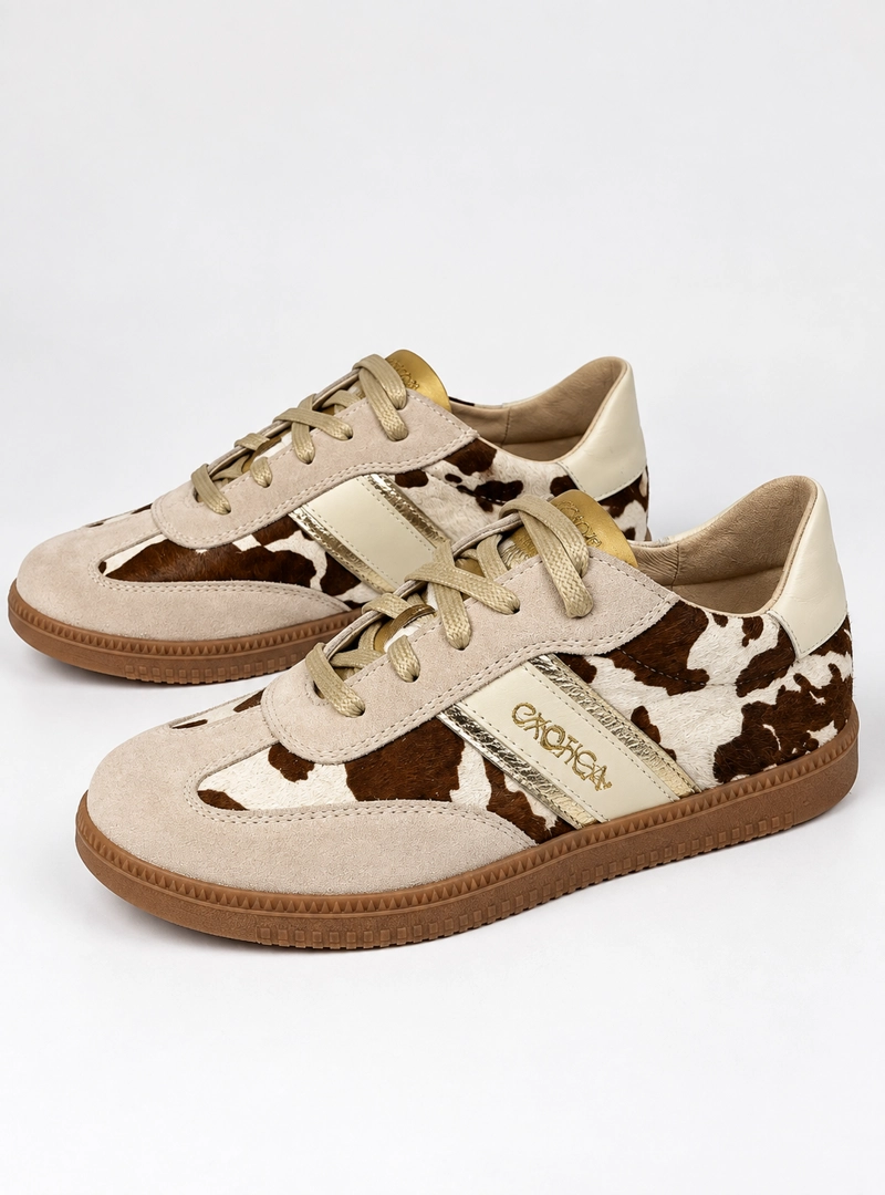 ZAPATILLA AGUS COW PRINT RENO ARENA EXOTICA - 3
