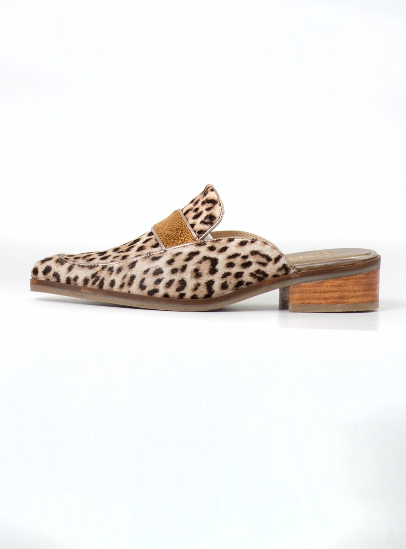 PUNTILLA LIRIA GIRAFFE PRINT BRONCE EXOTICA - 6