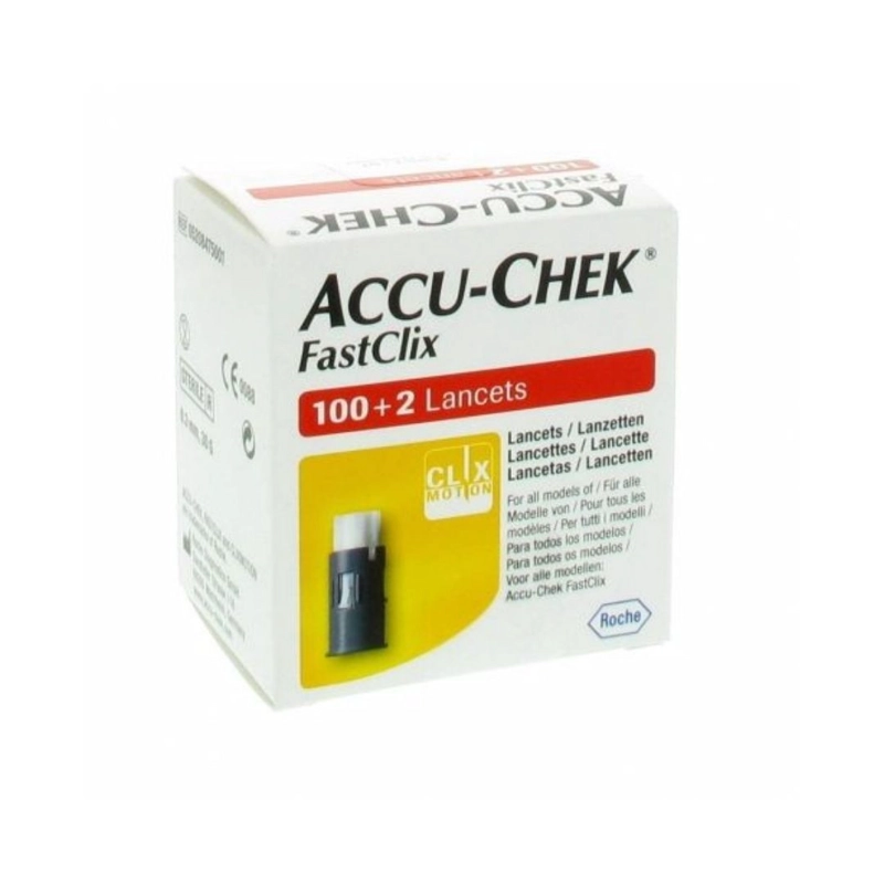 LANCETAS ROCHE ACCU CHEK® FASTCLIX 102 UNIDADES (PERFORMA) - 1