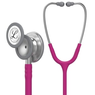 FONENDOSCOPIO-ESTETOSCOPIO 3M LITTMANN CLASSIC III FRAMBUESA 5648 + ESTUCHE ROSADO - 1