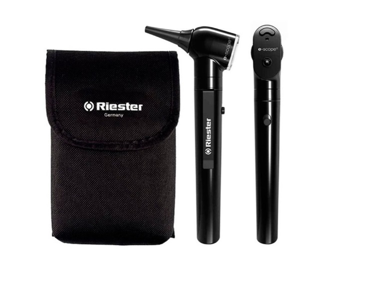 OTOSCOPIO/OFTALMOSCOPIO RIESTER E-SCOPE NEGRO - 1