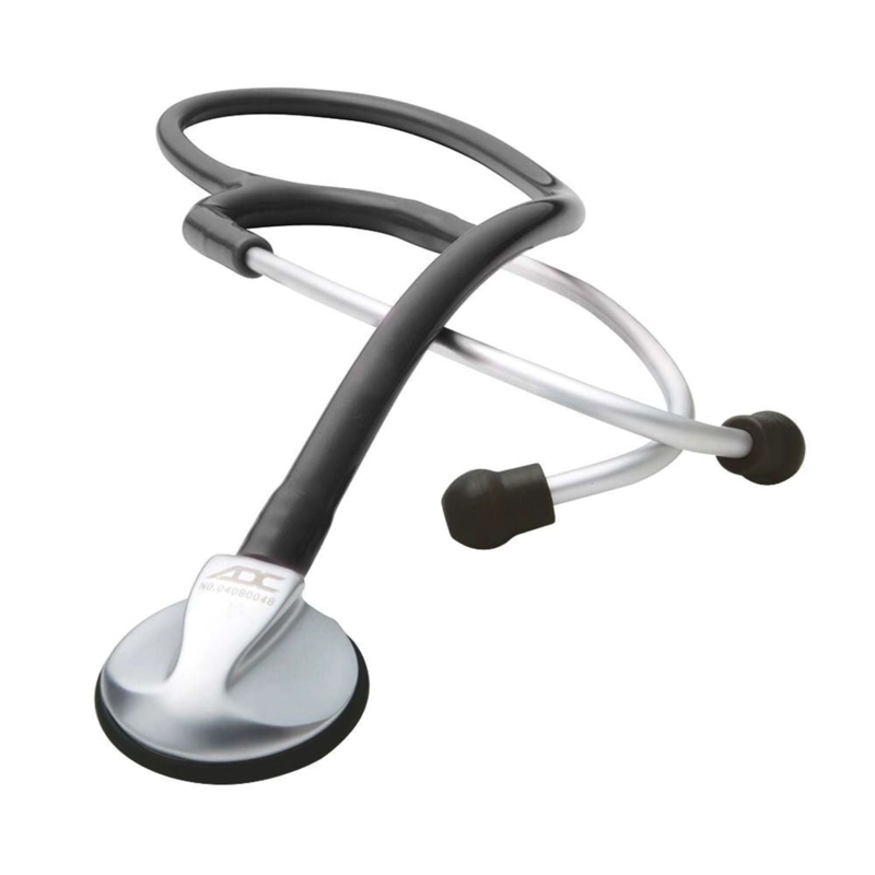 FONENDOSCOPIO ADC PEDIATRICO ADSCOPE 614 NEGRO PLATINO - 1