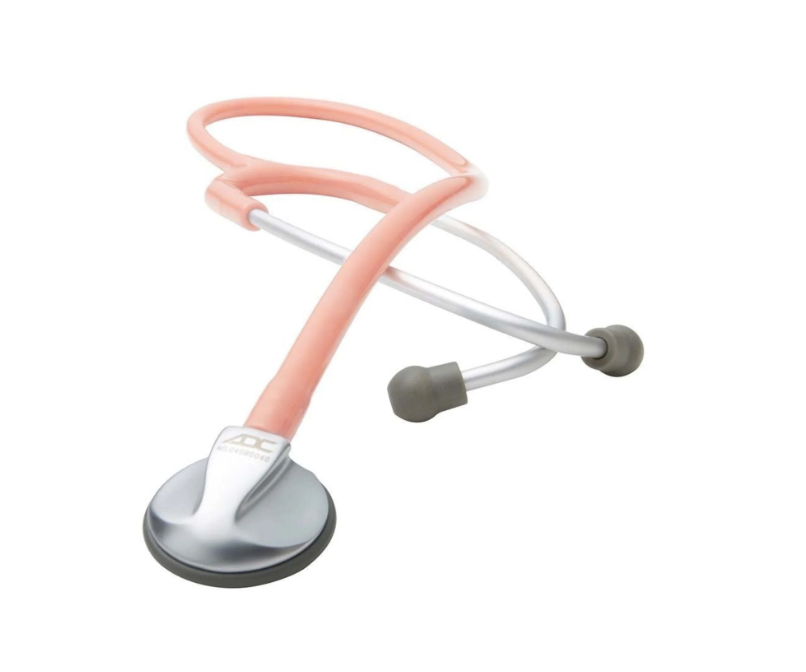 FONENDOSCOPIO ADC PEDIATRICO ADSCOPE 614 ROSA PLATINO - 1