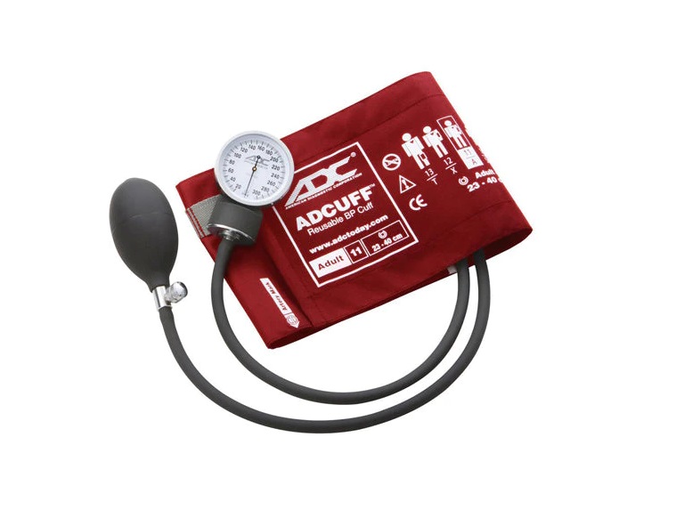 ESFIGMOMANOMETRO ADC ANEROIDE 760 ROJO - 1
