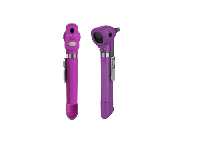 OTOSCOPIO/OFTALMOSCOPIO WELCH ALLYN POCKET LED MORADO - 1