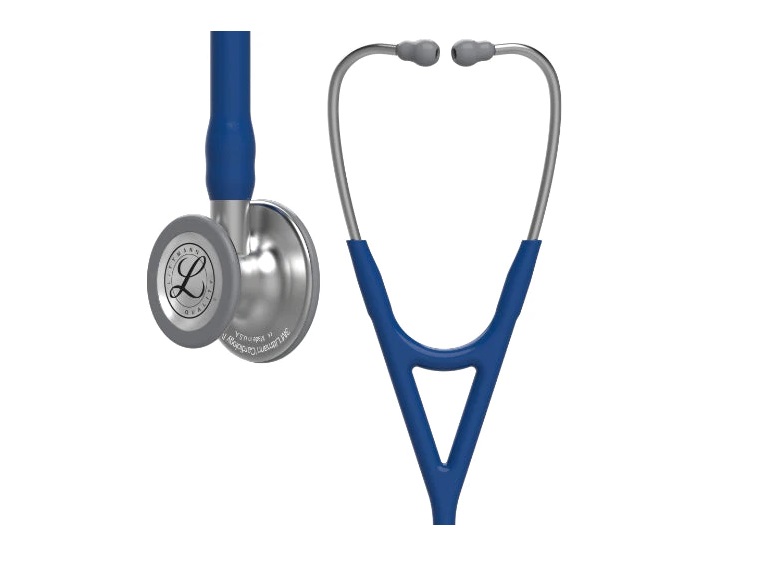 FONENDOSCOPIO 3M LITTMANN ESTETOSCOPIO CARDIOLOGY IV CIRUELA ACABADO ARCO IRIS VÁSTAGO VIOLETA - 1