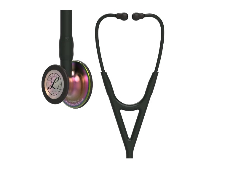 FONENDOSCOPIO 3M LITTMANN ESTETOSCOPIO CARDIOLOGY IV NEGRO ARCOIRIS - 1