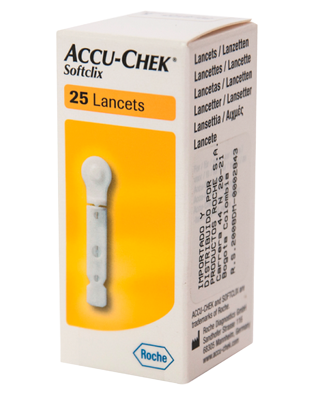 LANCETAS ACCU-CHEK® SOFTCLIX 25 UNIDADES (PARA INSTANT Y GUIDE ME) - 1