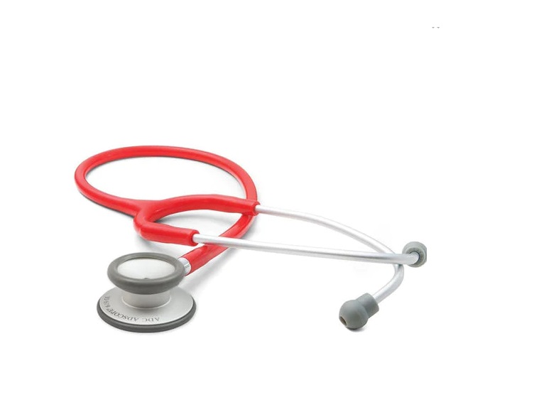 FONENDOSCOPIO ROJO ADSCOPE-LITE ADC® 619 + ESTUCHE NEGRO - 1