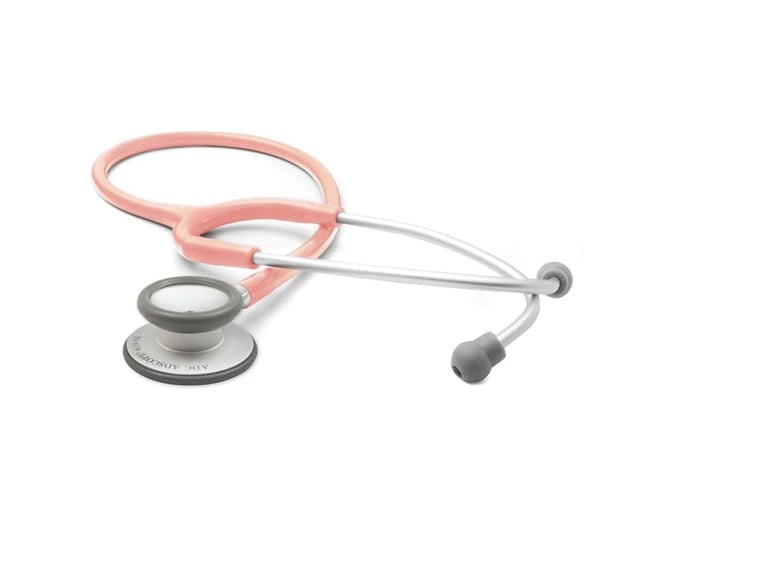 FONENDOSCOPIO ROSADO ADSCOPE-LITE ADC® 619 + ESTUCHE ROSADO - 1