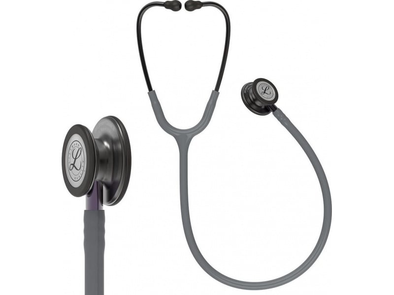 FONENDOSCOPIO 3M LITTMANN ESTETOSCOPIO LITTMANN CLASSIC III GRIS SMOKE 5873 + ESTUCHE NEGRO - 1
