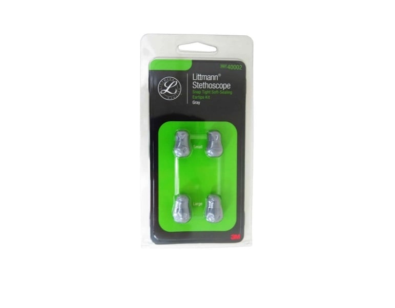 KIT OLIVAS 3M LITTMANN GRANDES Y PEQUEÑAS GRIS - 1