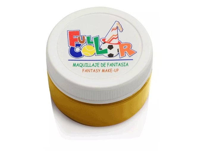 MAQUILLAJE CUERPO LABORATORIO HUDSON PINTURA Y CARA FULL COLOR PINTACARITA AMARILLO 40 GR - 1