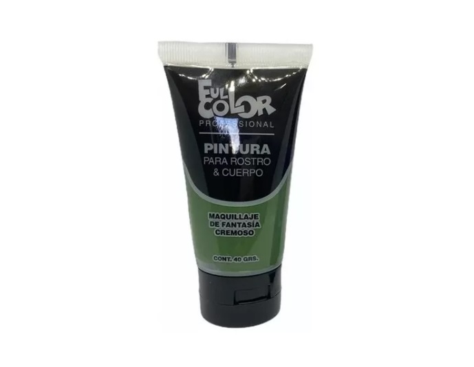 PINTURAS DE CUERPO Y CARA FULL COLOR PARA FIESTAS COTILLON VERDE - 1